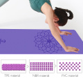 Yoga Mat TPE TAPETES DE MATS TPE TPE IMPHERPORTÉE INDOBLE DE YOGA MAT TPE